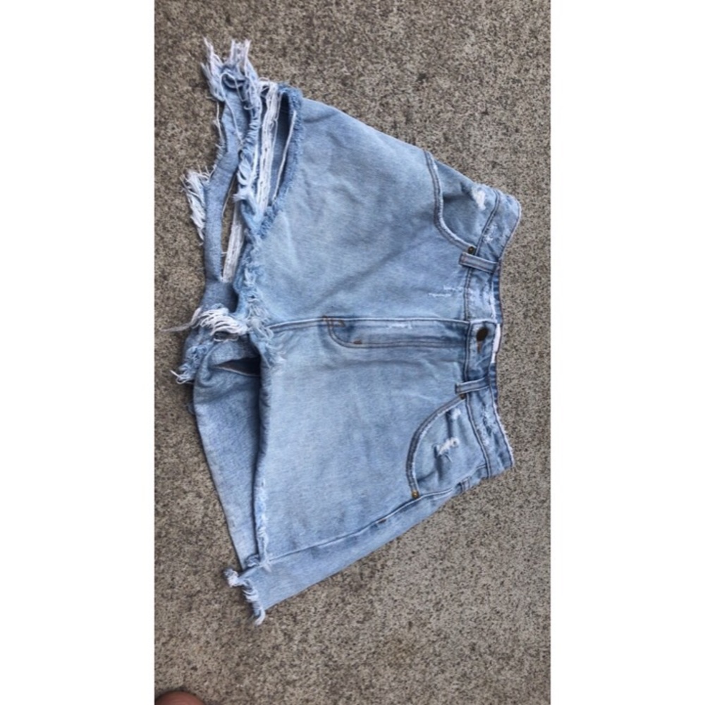 Planet blue Rolla high waisted denim shorts